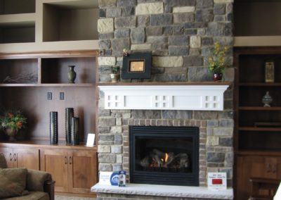 custom house plans, Atkins Family Builders, custom made houses, buildable lots for sale, Woodfield Prairie Subdivision hobart wi, custom fireplace design
